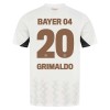 Officiële Voetbalshirt + Korte Broek Bayer 04 Leverkusen Alejandro Grimaldo 20 Uit 2024-25 - Kids